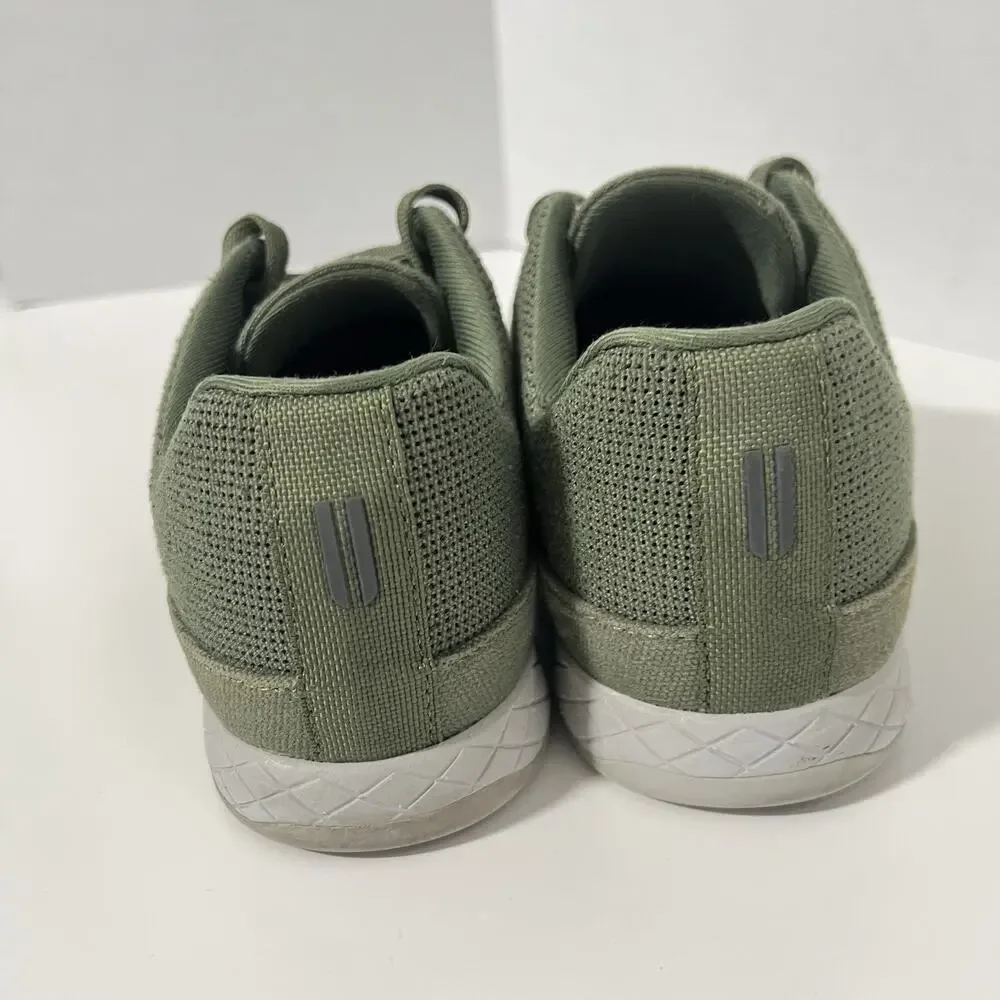 Nobull Canvas Trainer Shoes Men’s sz 9 Moss Green Sneakers Women 10.5